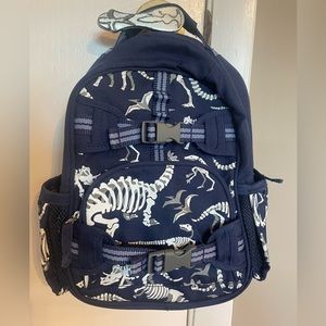 Pottery Barn Mackenzie Mini Navy Dinosaur Bones Backpack